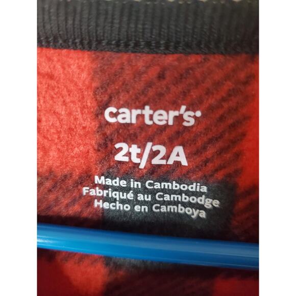 Carter's 2T Fleece Footed One Piece Pajama, NWT - Picture 5 of 6